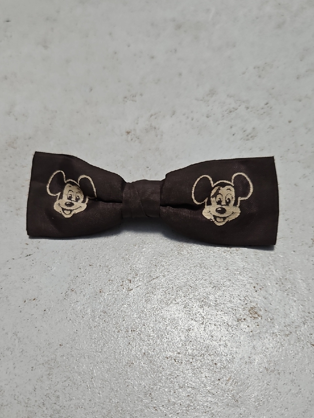 Vintage Mickey Mouse Brown Bow Tie - Men Accessories